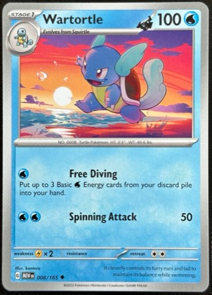 Wartortle, graded 9.0