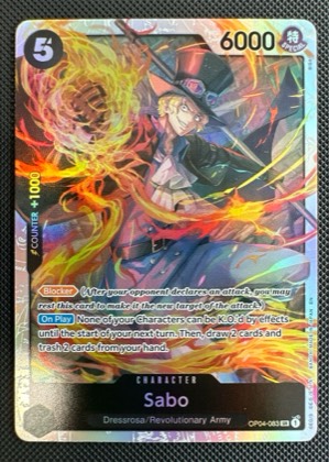 Sabo, graded 9.5