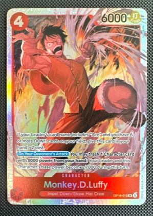 Monkey.D.Luffy (Alternate Art), graded 9.5
