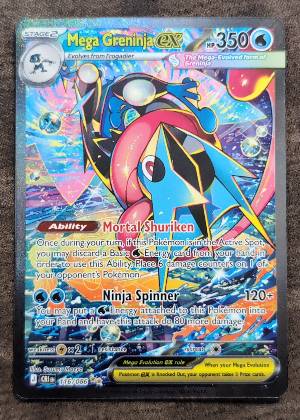 Mega Greninja ex, graded 9.0