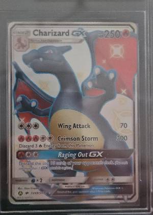 Charizard GX, graded 9.0