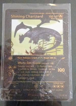 Shining Charizard, graded 3.0