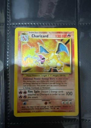 Charizard, graded 9.0