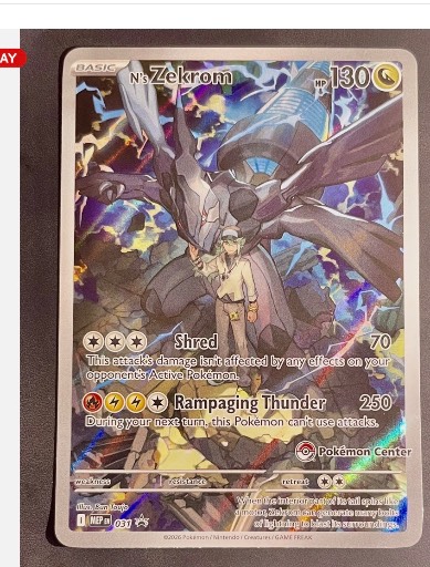 N's Zekrom - 031 (Pokemon Center Exclusive), graded 9.0
