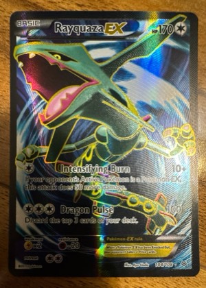 Rayquaza EX (104 Full Art), graded 9.5
