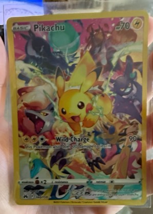 Pikachu (Secret), graded 9.0