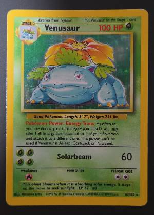 Venusaur, graded 8.0
