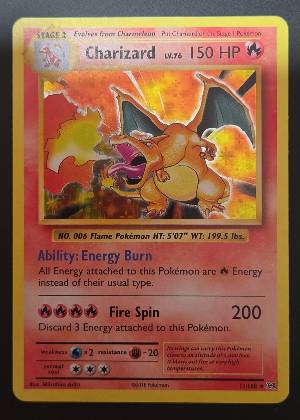 Charizard, graded 9.5
