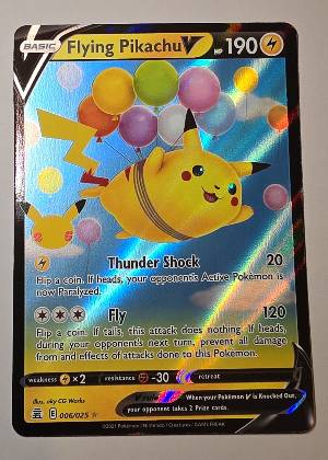 Flying Pikachu V, graded 9.0