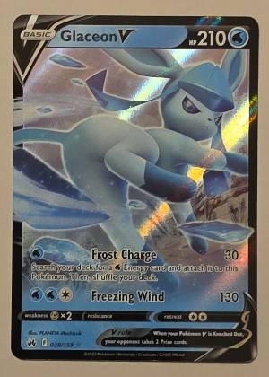 Glaceon V, graded 9.0