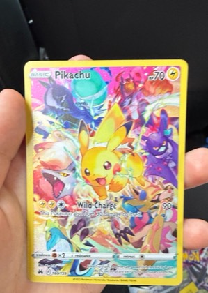 Pikachu (Secret), graded 9.0