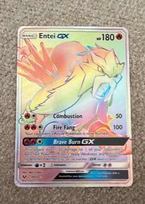 Entei GX (Secret), graded 8.5