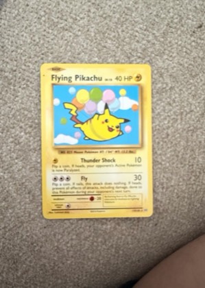 Flying Pikachu, graded 6.5
