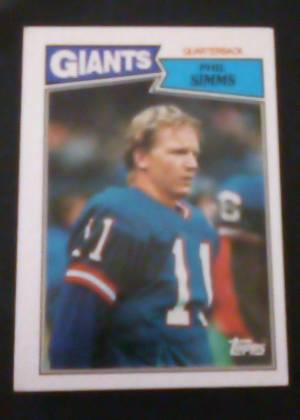 Phil Simms, graded 7.5
