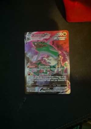 Rayquaza VMAX (Alternate Art Secret), graded 7.5