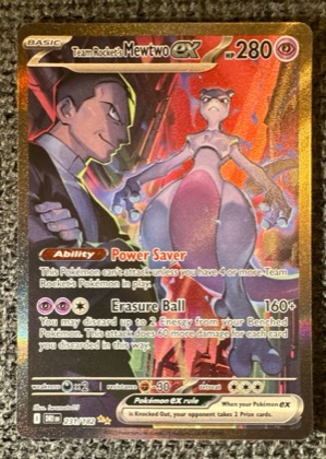 Team Rocket's Mewtwo ex, graded 9.0