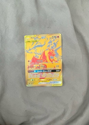 Reshiram & Charizard GX, graded 9.0