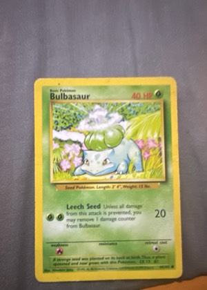 Bulbasaur, graded 7.5
