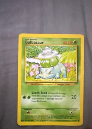 Bulbasaur graded 8.5