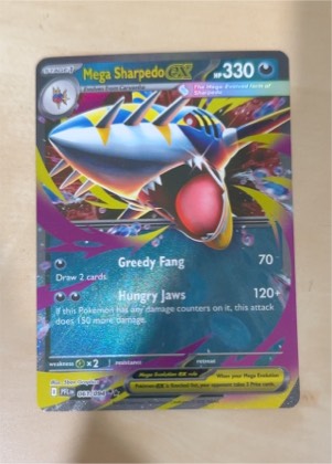 Mega Sharpedo ex, graded 9.5