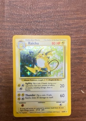 Raichu graded 8
