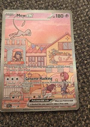 Mew ex, graded 8.0