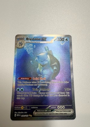 Blastoise ex graded 8