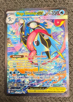 Mega Greninja ex, graded 9.0