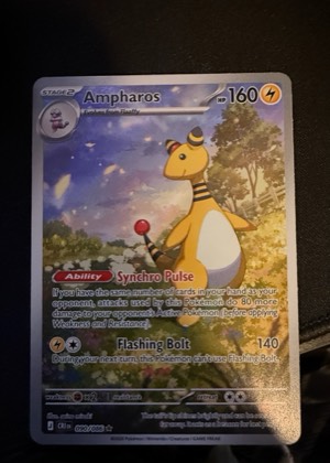 Ampharos, graded 9.0