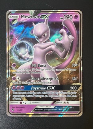 Mewtwo GX, graded 8.0
