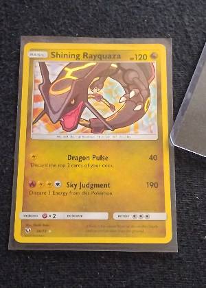 Shining Rayquaza graded 9