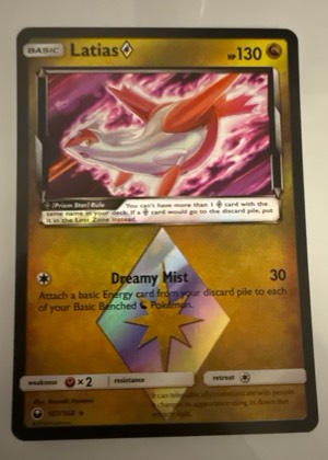 Latias Prism Star, graded 8.0