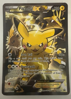Pikachu EX, graded 5.5