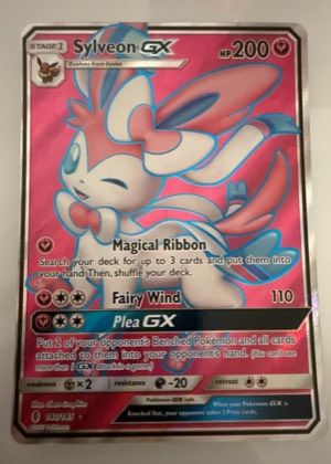 Sylveon GX (Full Art), graded 9.0