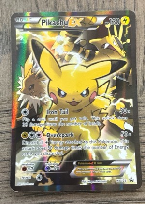 Pikachu EX, graded 7.5