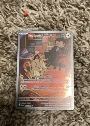 Team Rocket's Meowth, graded 8.0