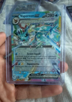 Vaporeon ex, graded 8.0