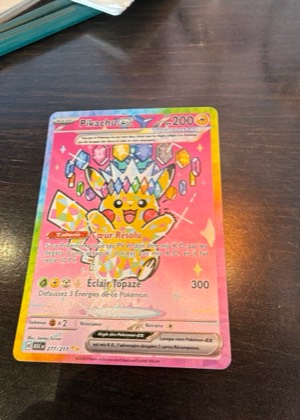 Pikachu ex graded 8.5