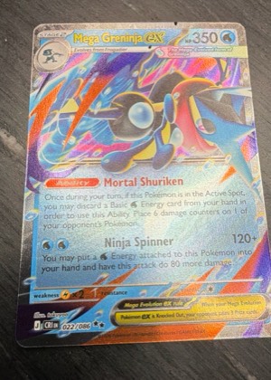 Mega Greninja ex graded 7