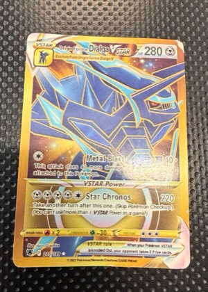 Origin Forme Dialga VSTAR - 210/189 (Secret), graded 5.0