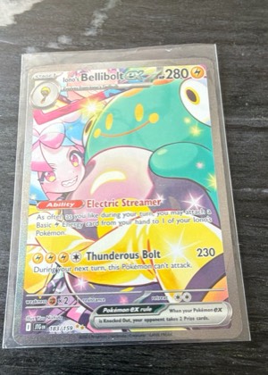 Iono's Bellibolt ex, graded 9.0