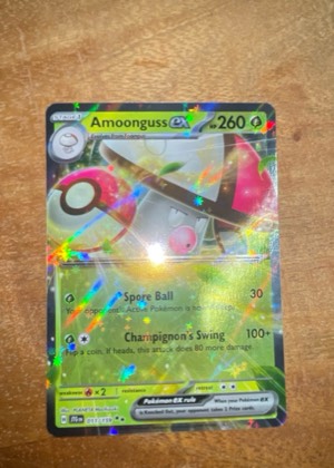 Amoonguss ex, graded 9.0
