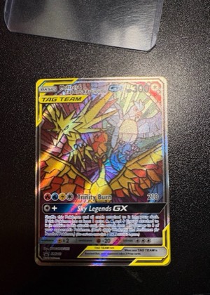 Moltres & Zapdos & Articuno GX, graded 8.5