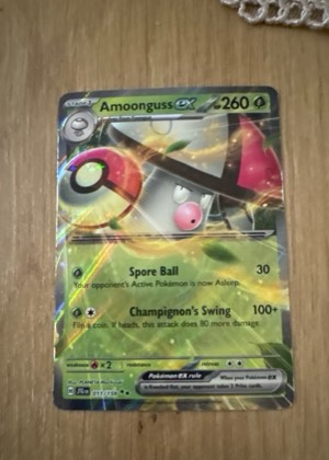 Amoonguss ex, graded 9.0