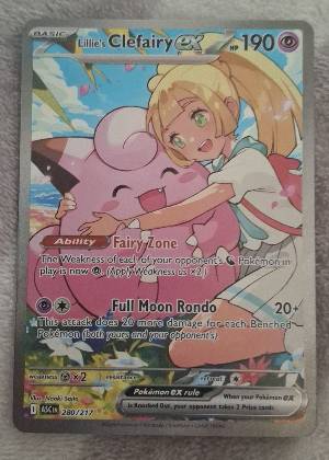 Lillie's Clefairy ex - 280/217 graded 9