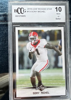 Sony Michel, graded 9.5
