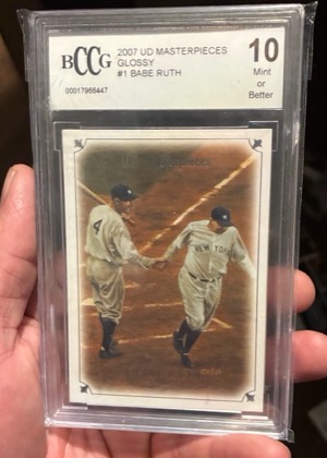 Babe Ruth, graded 9.5