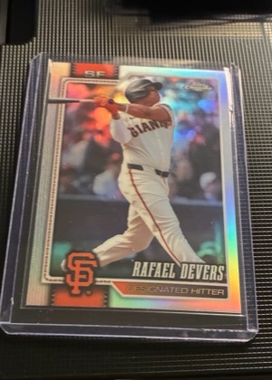 Rafael Devers, graded 8.5