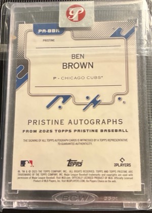 Ben Brown, graded 8.0
