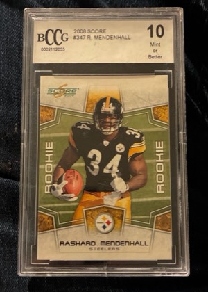 Rashard Mendenhall, graded 9.5